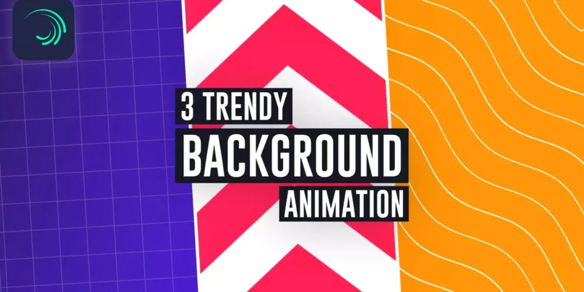 3 Trendy Background Animation Alight Motion Preset