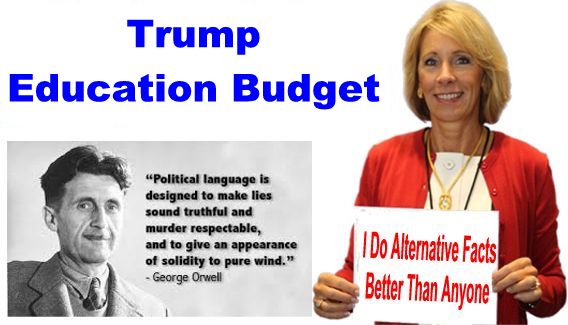 Image result for big education ape devos alternative facts