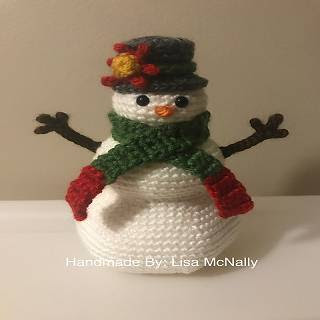 PATRON GRATIS MUÑECO DE NIEVE AMIGURUMI 31503