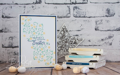 Pretty Floral Easter Card featuring products from Stampin' Up! UK