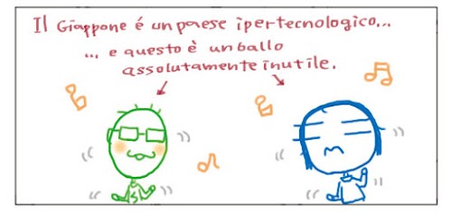 Il Giappone e' un paese ipertecnologico... ... e questo e' un ballo assolutamente inutile.