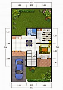 50+ Contoh Gambar Denah Rumah Minimalis Terbaru 2019 