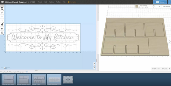 Kitchen Utensil Organizer EASEL Design