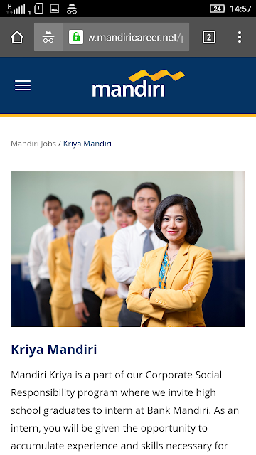 Cara Melamar Kerja di Bank Mandiri Untuk Lul   usan SMA/SMK ...