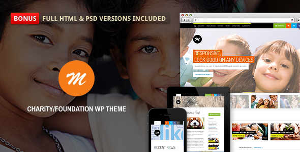 Mission - Responsive WP Theme For Charity - ThemeForest Item for Sale