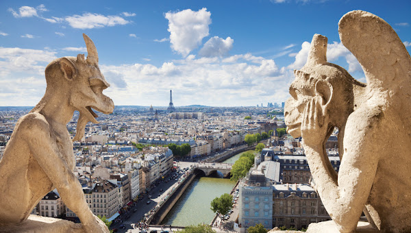 chimeres en gargouilles de Paris