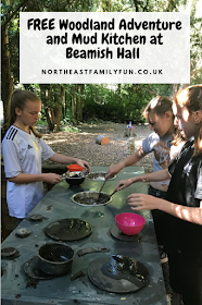 FREE Woodland Adventure and Mud Kitchen at Beamish Hall 