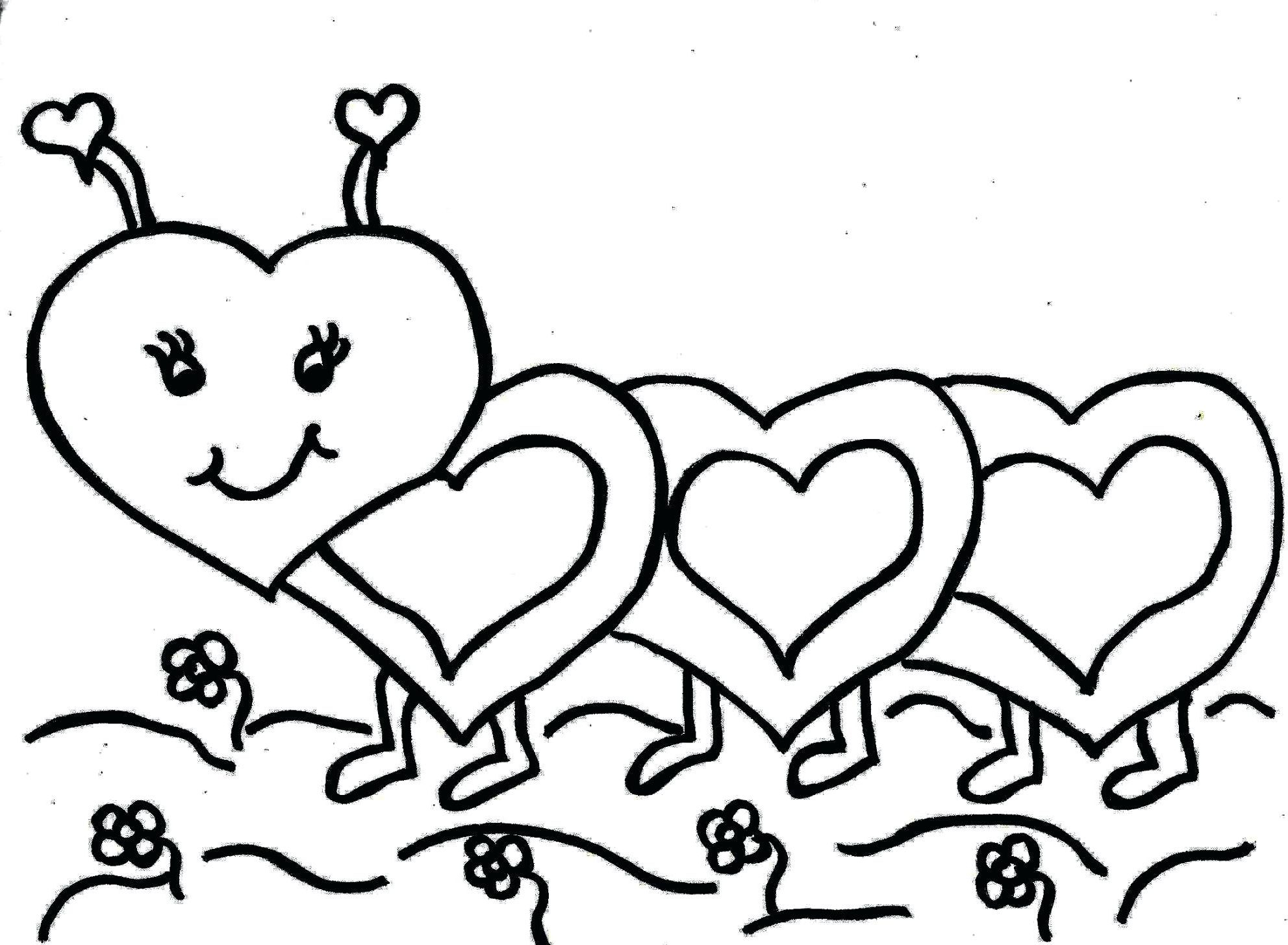 Cute Valentines Day Coloring