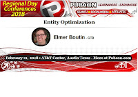 Pubcon Session: Entity Optimization with Elmer Boutin