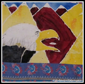 photo of: Batik Eagle from Student Quilt
