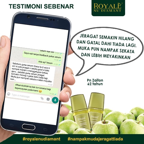 Testimoni Royale Nu Diamant Serum Plus+