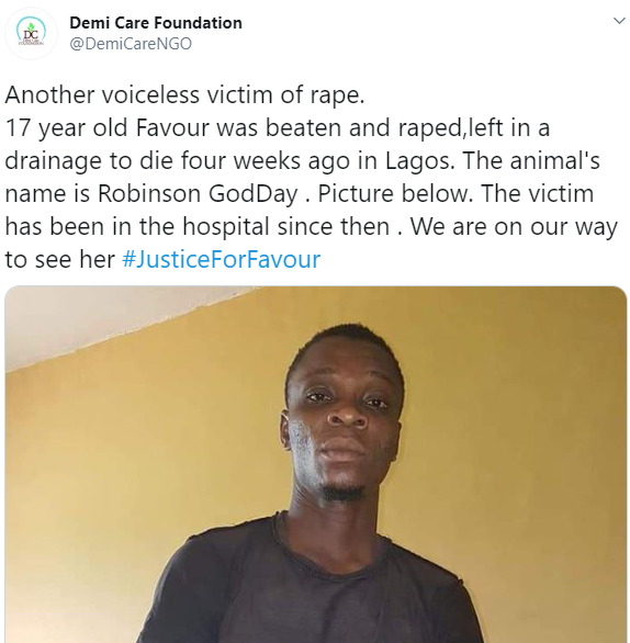 Teenager left with spinal cord injury after she was violently beaten up and raped by same man who allegedly raped her few months ago(photos)