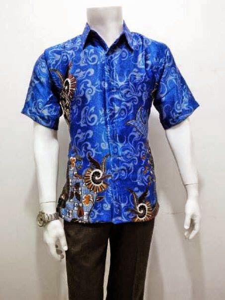 Baju Kemeja  Gaul  Motif Batik Untuk Pria  Busana Baju 