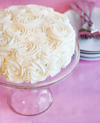 DIY Rose Wedding Cake Project Wedding