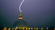 Courtesy: Weather.com (lightning vatican )