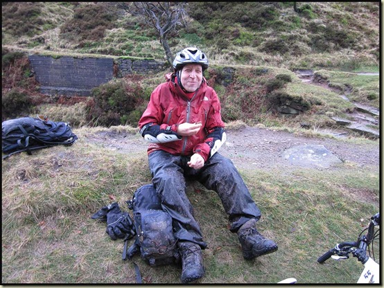 Keith lunches at Three Shires Head