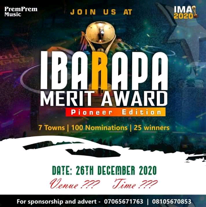 PremPremMusic-Unveils-List-of-Categories-For-The-First-Edition-of-IBARAPA-MERIT-AWARD-2020-Teelamford