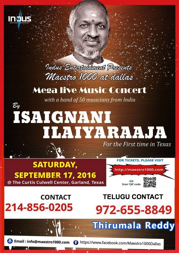  Ilayaraja live concert 2016 dallas