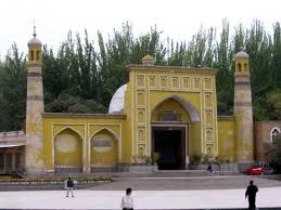 Masjid Id Kah di Kasgar, 
Xinjiang