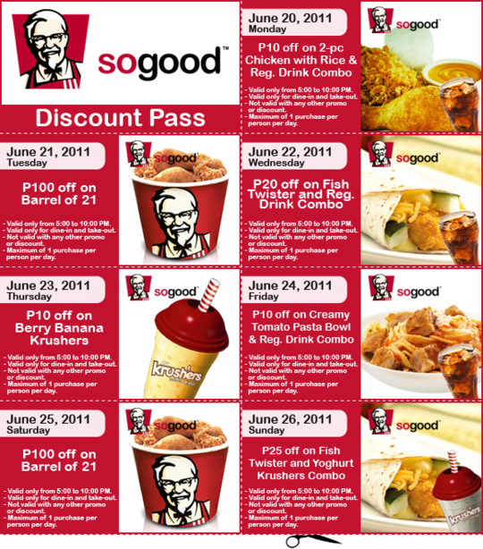 printable coupons kfc coupons