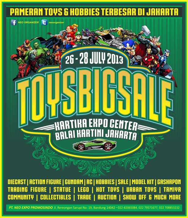 Jakarta Toys Big Sale 2013 di Balai Kartini Jakarta