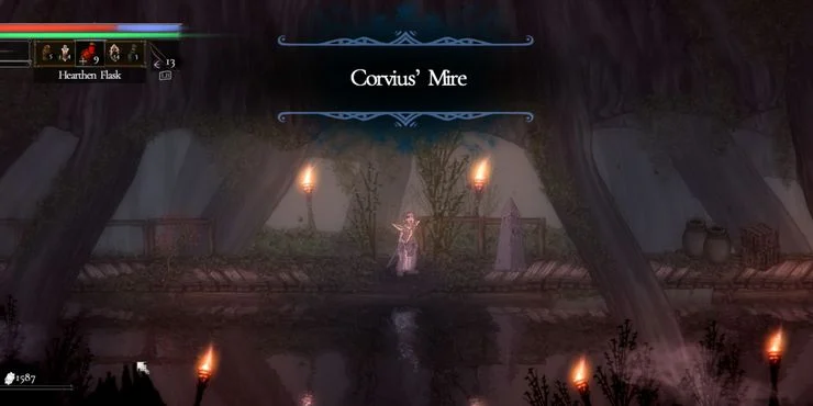 How to get to Corvius Mire