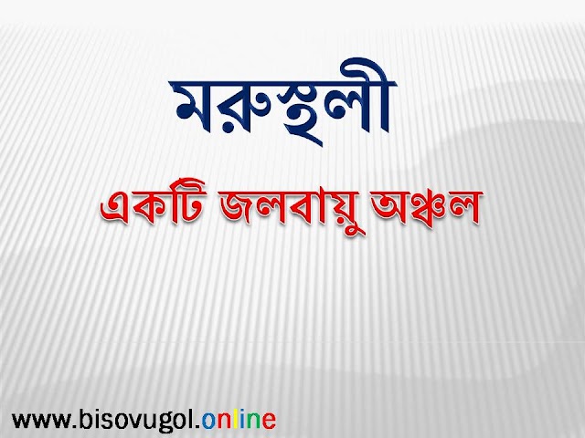 মরুস্থলী একটি জলবায়ু অঞ্চল