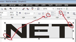Cara Gampang Membuat Logo NET TV dengan CorelDraw