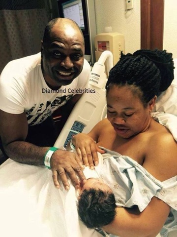 KENNETH OKONKWO and WIFE have FIRST CHILD AFTER 9 YEARS OF MARRIAGE