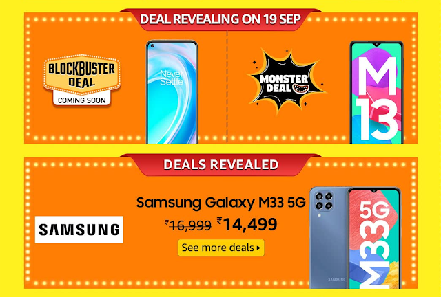 Amazon Great Indian Festival Sale 2022 Mobile Offers