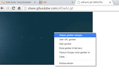 Cara Mudah dan Cepat Membuat Gambar Bergerak (GIF) dari Video Youtube 
