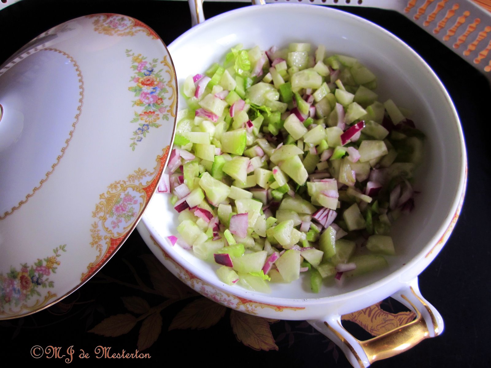 Elegant Diced Vegetable Salad