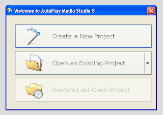 Membuat Project Baru di Autoplay Media Studio