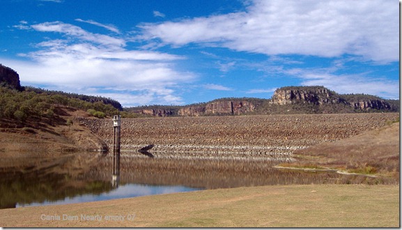 Cania Dam Nearly empty 07