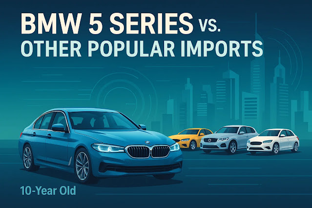 BMW 5シリーズ10年落ちと他の人気輸入車との違い