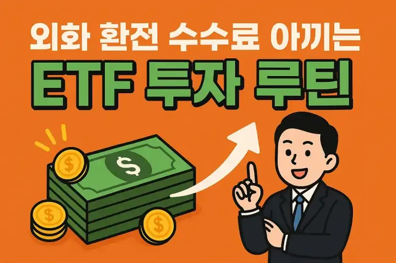 외화 환전 수수료 아끼는 ETF 투자 루틴