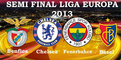 Jadwal Pertandingan Semifinal Liga Europa, 26 April 2013