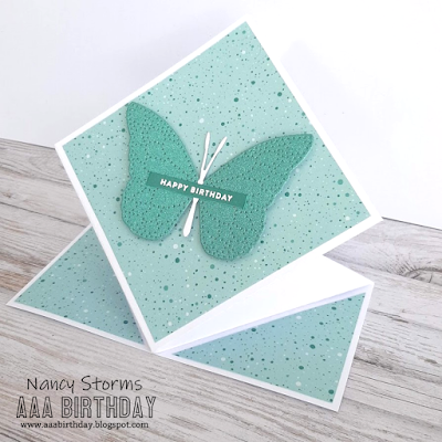 pop up diamond fold card