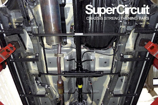 SUPERCIRCUIT Mid Chassis Brace/ Mid Chassis Bsr installed to the Perodua Aruz chassis.