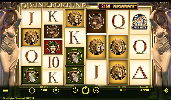 Main Gratis Slot Indonesia - Divine Fortune Megaways NetEnt