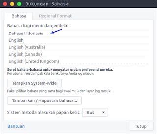 Cara Menambahkan Paket Bahasa Di Ubuntu dan Linux Mint 