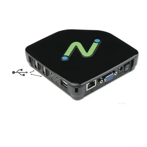منفذ USB رأسي لتوصيل ملحقات بجهاز Ncomputing L300 مثل طابعة الباركود