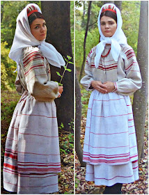Western Palesse traditional costume from Belarus