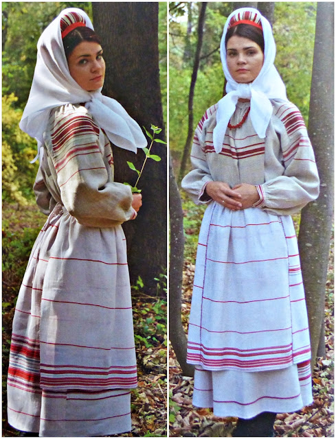 Western Palesse traditional costume from Belarus