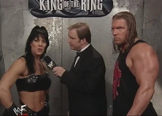 WWE / WWF King of the Ring 1999 -  Kevin Kelly interviews Chyna and Triple H