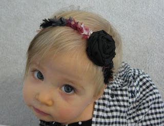 Crocheted Baby Halo Headband available at Kickin Crochet on etsy