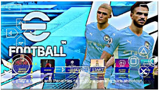 Download eFootball PES 2022 PPSSPP Season Update CV8 Best Real Face New Kits Latest Transfer