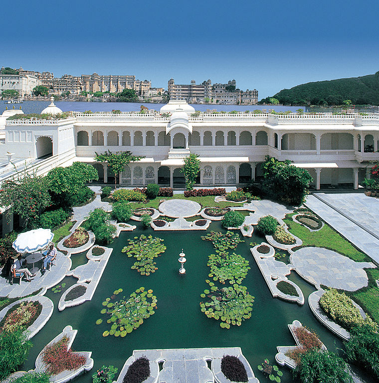 Lily pond at Lake Palace, Udaipur