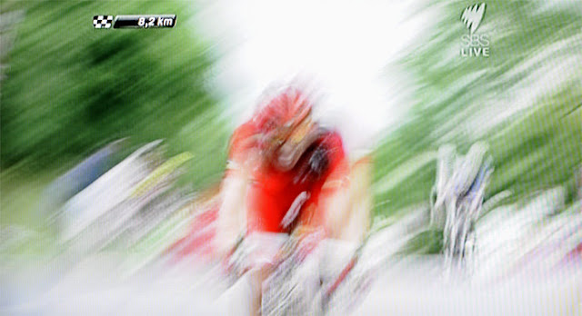 surreal, abstract,le tour, tour de france, blur, blurry, fine art, photography, photograph, image, abstraction, night, tim macauley, timothy macauley, you won't see this at moma, tv, television, sbs,             