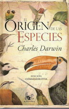 Portada del libro el origen de las especies